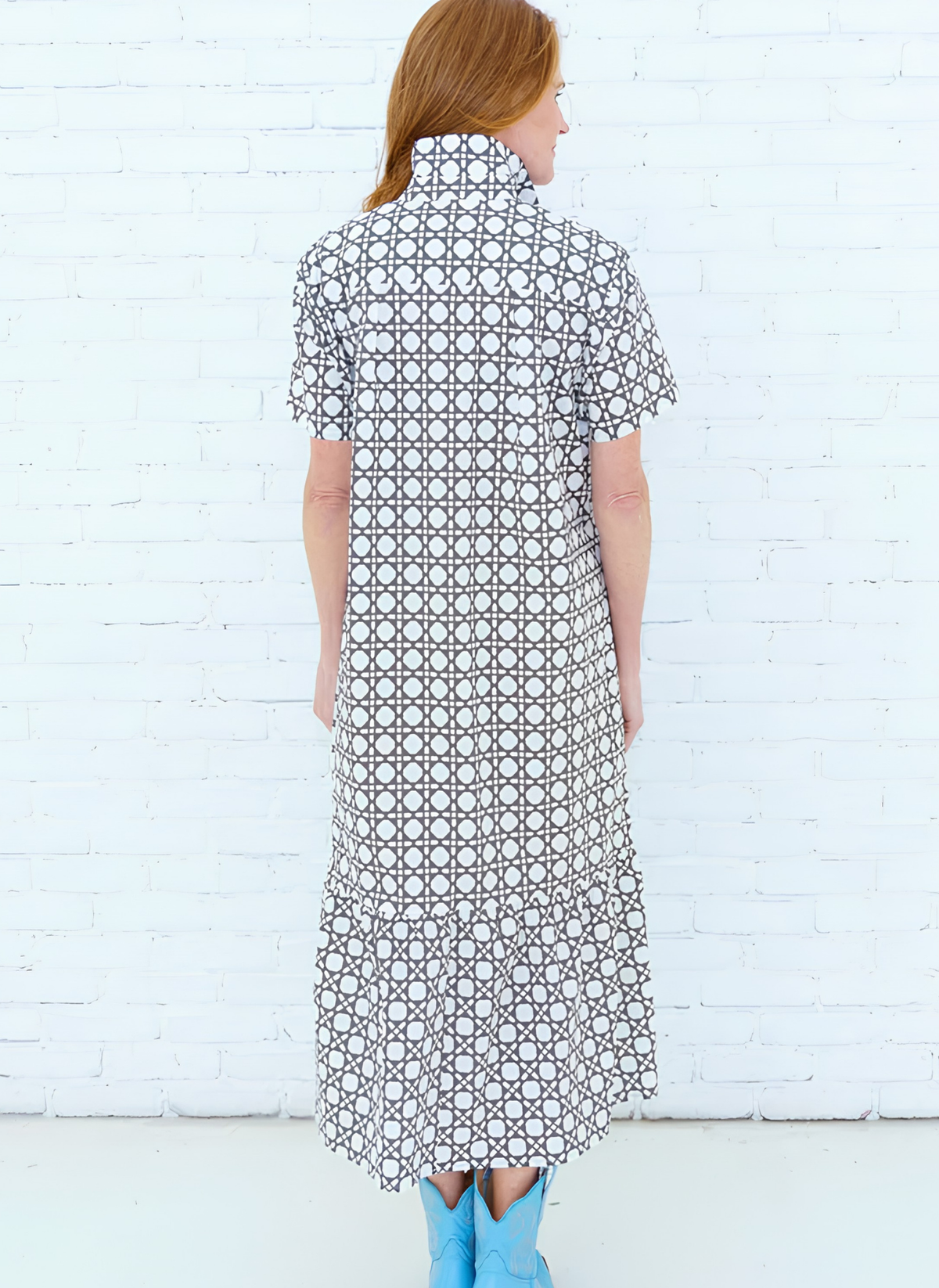 Maddie Basket Dress - Brown