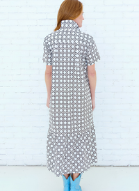 Maddie Basket Dress - Brown