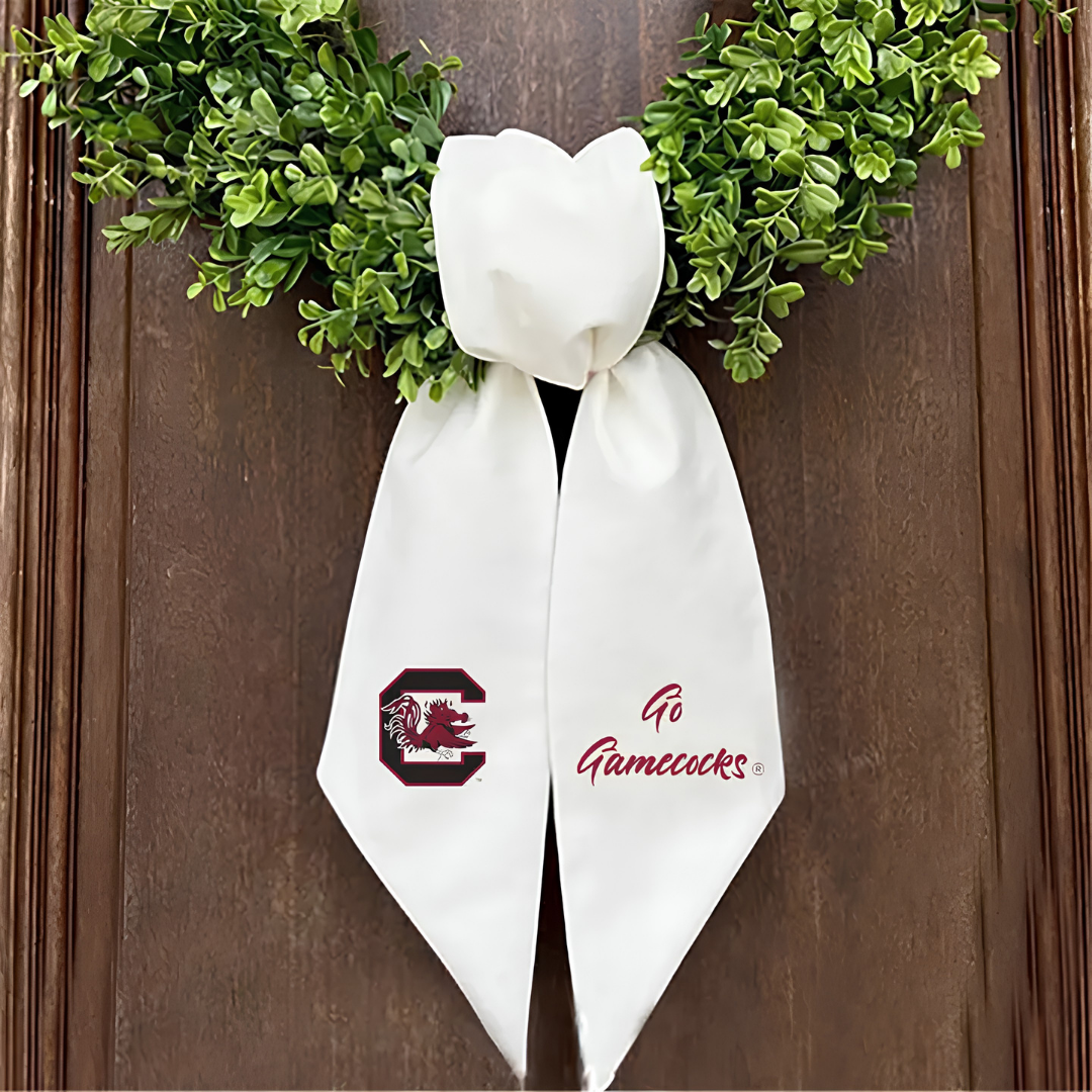 Logo Embroidered Wreath Sash