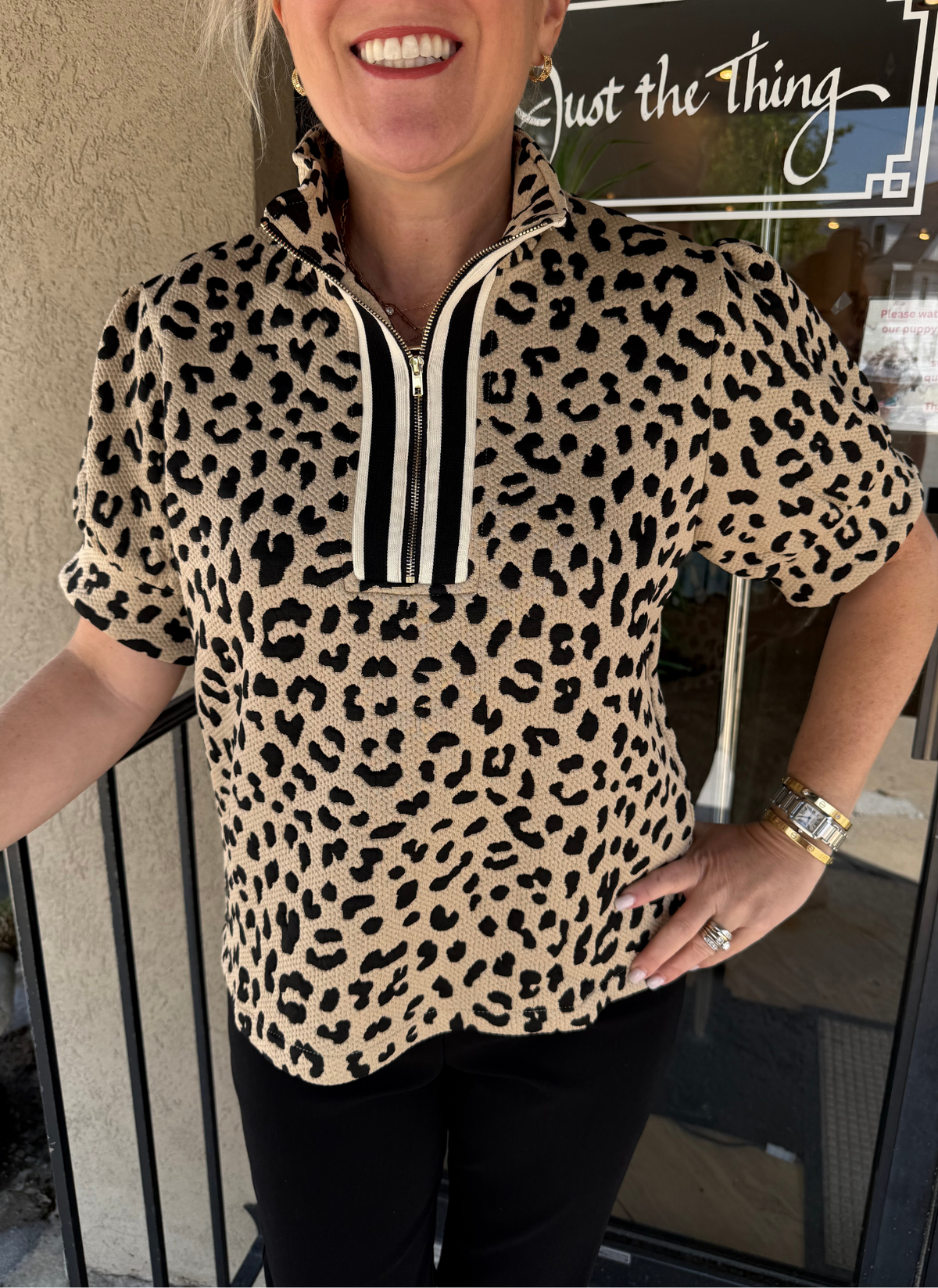 Mandy Zip Top