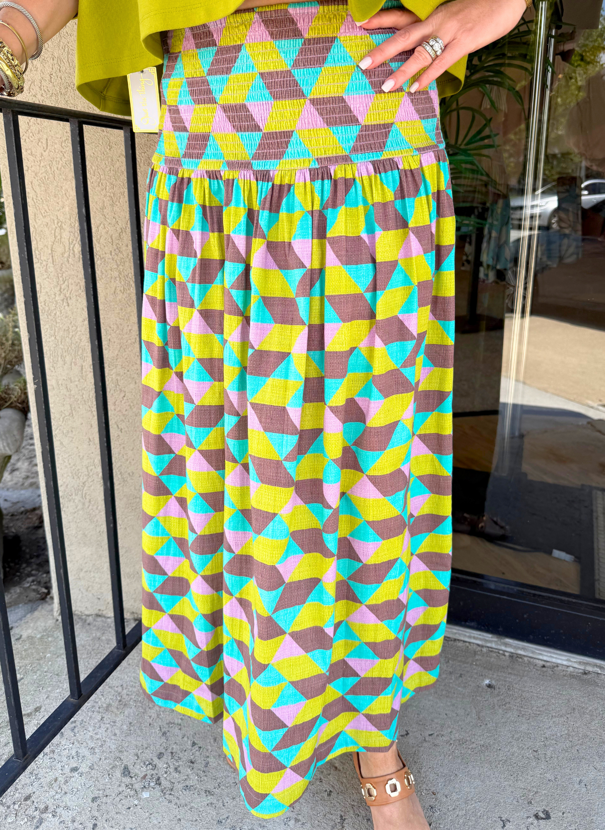 Betsey Skirt - Grove Grid