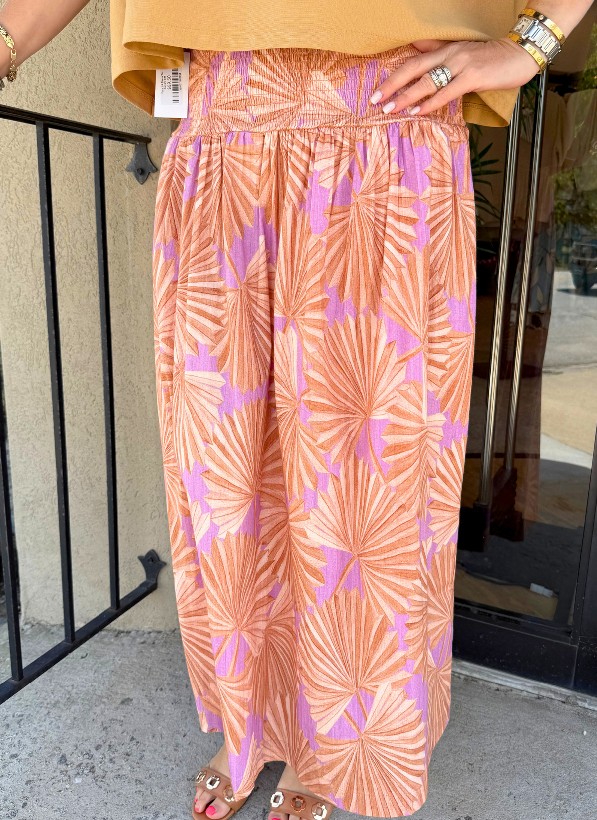 Betsey Skirt - Violet Fan