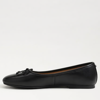 Alie Leather Flats - Black