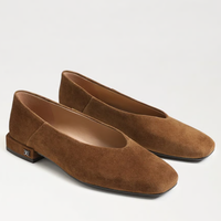 Kasey Suede Ballet Flat - Warm Nutmeg