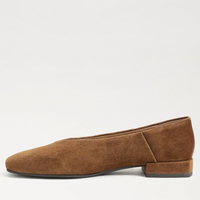 Kasey Suede Ballet Flat - Warm Nutmeg