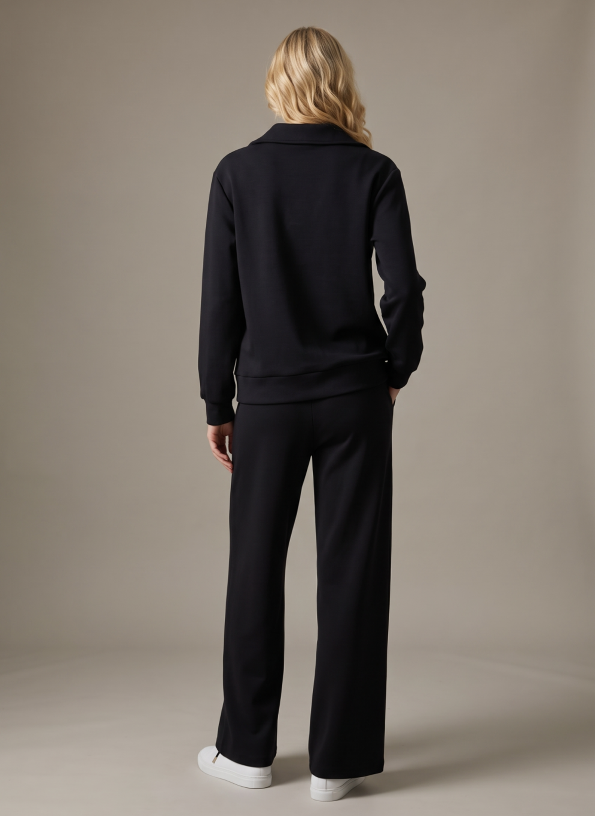Polo Collar Pant Set