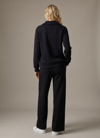 Polo Collar Pant Set