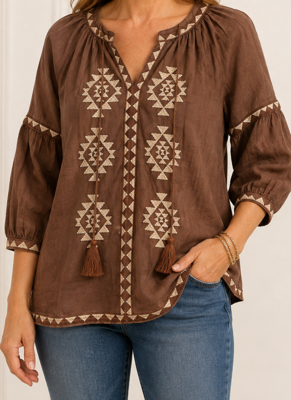 Fae Blouse - Desert Horizon