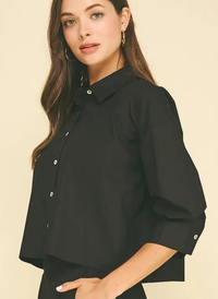 Sleeve Cinch Detail Top