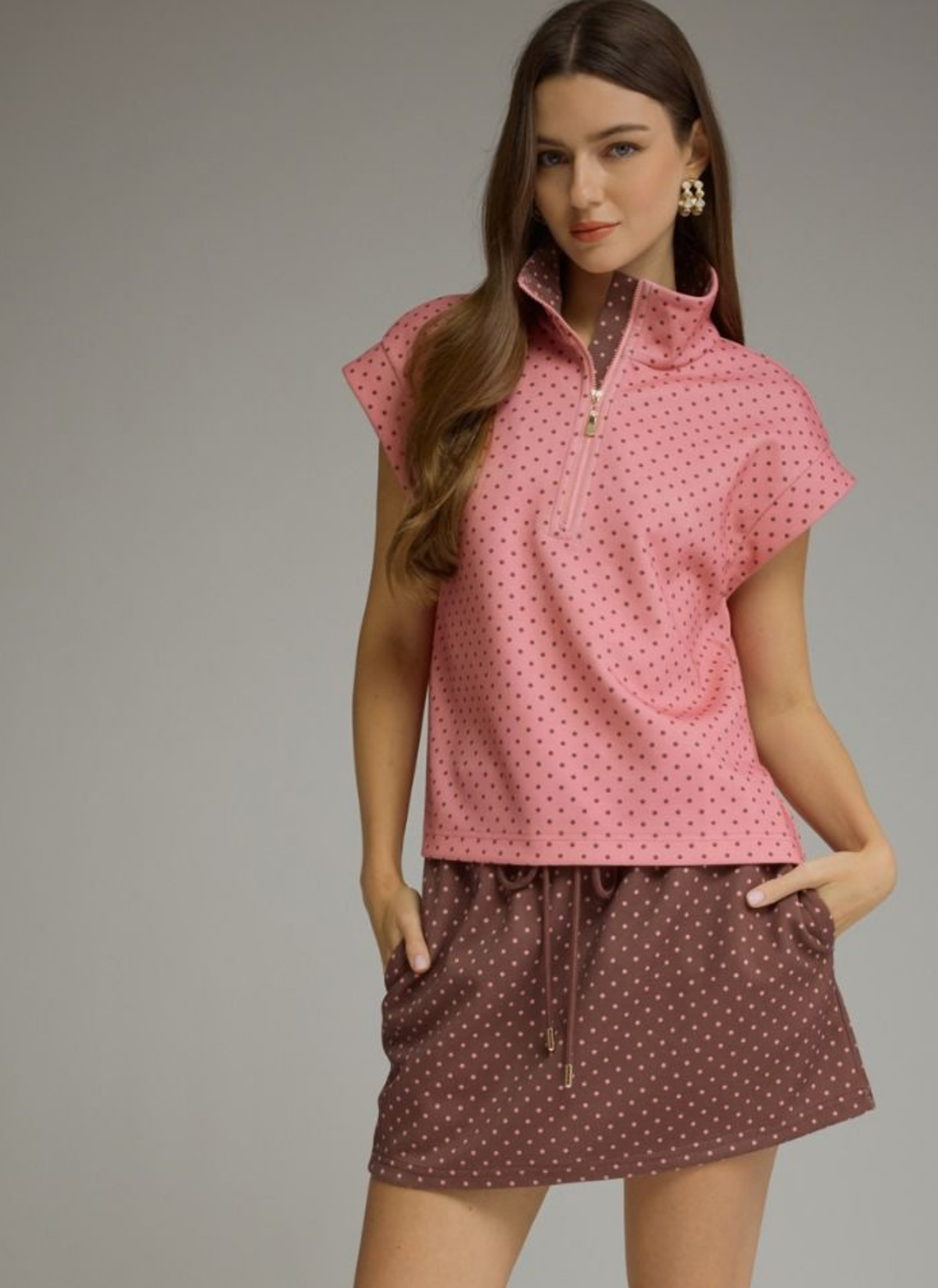 Penelope Polka Dot Skirt Set