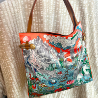 Scarf Fashion Tote Bag