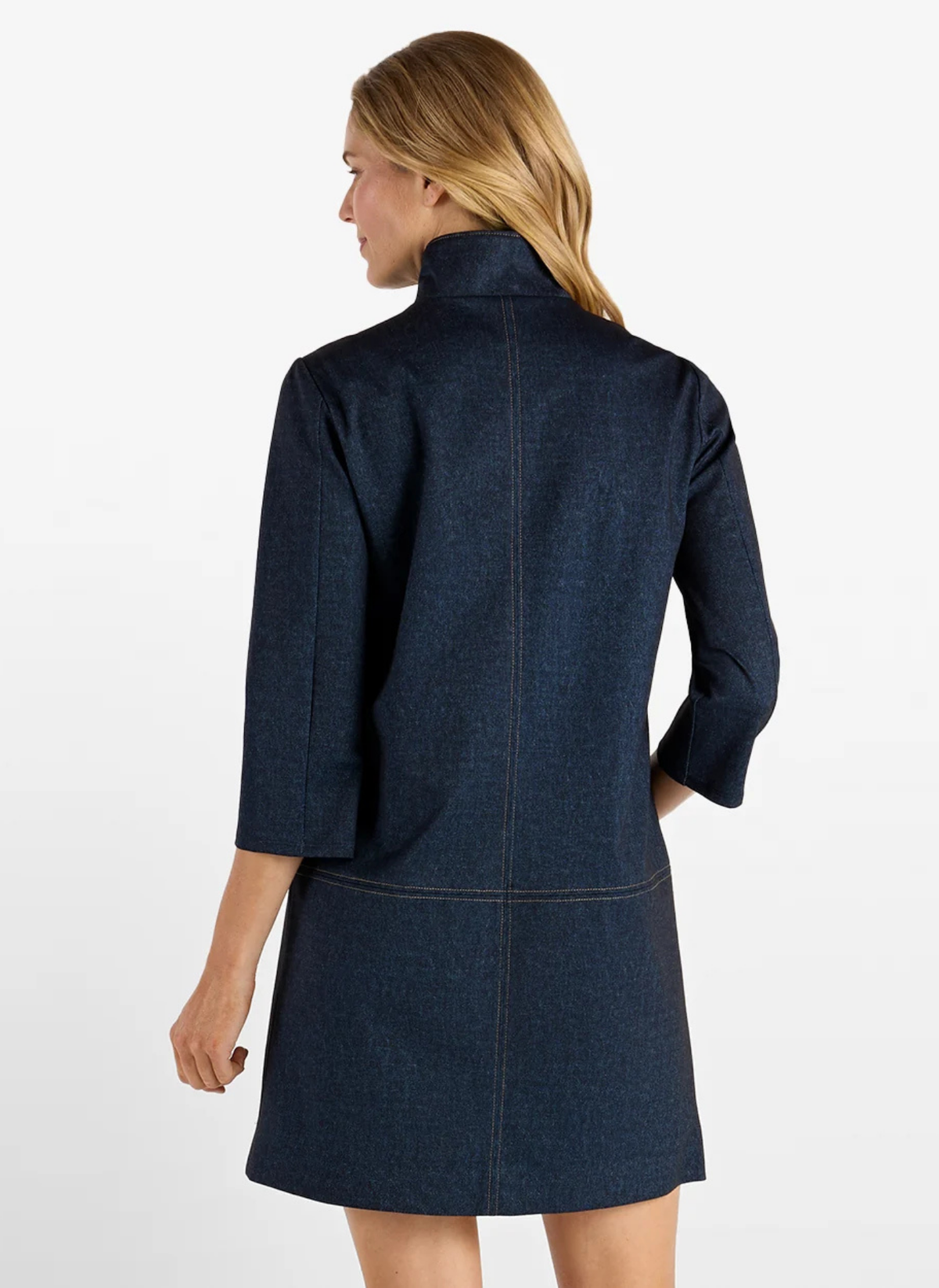 Callie Denim Dress - Navy Saddle