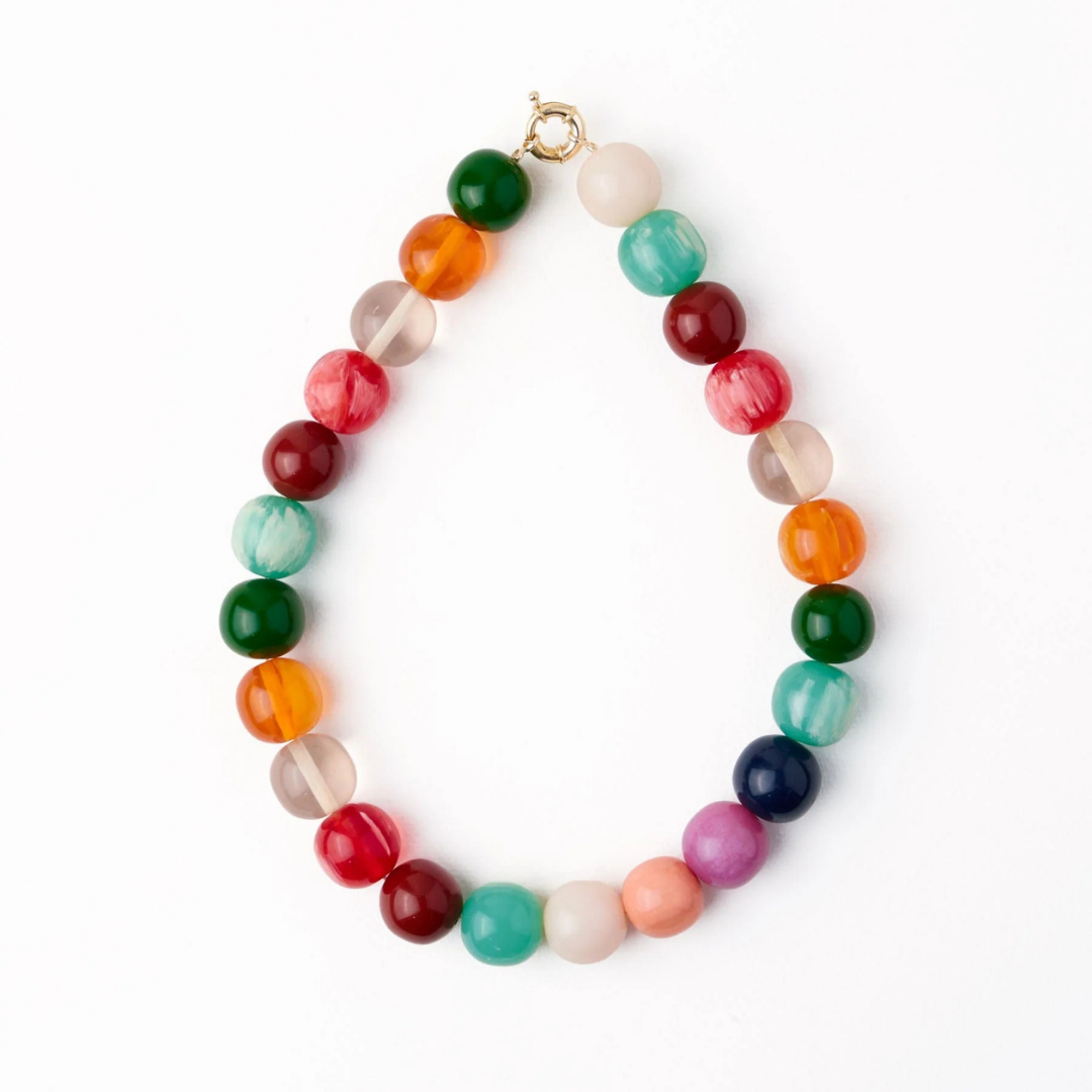 Iris Beaded Necklace