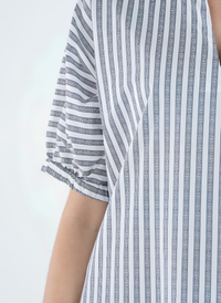 Poppy Maxi Dress - Black Stripe
