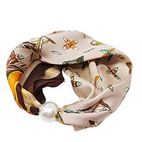Single Scarf Pearl Necklace