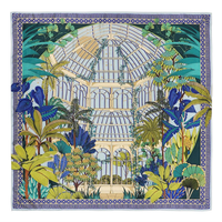 Med Jardin Blue Scarf