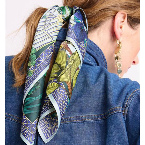 Mini Jardin Blue Scarf