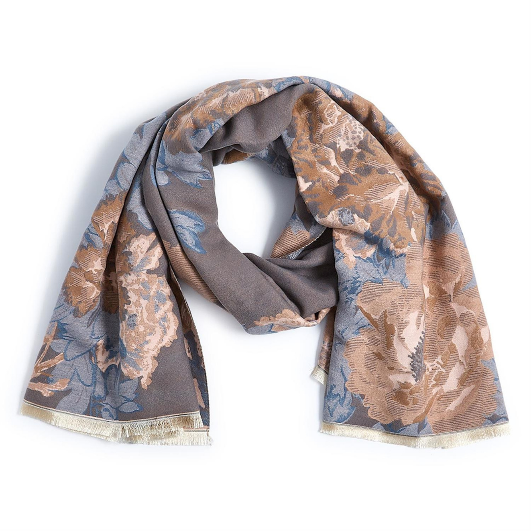Studio Floral Motif Shawl