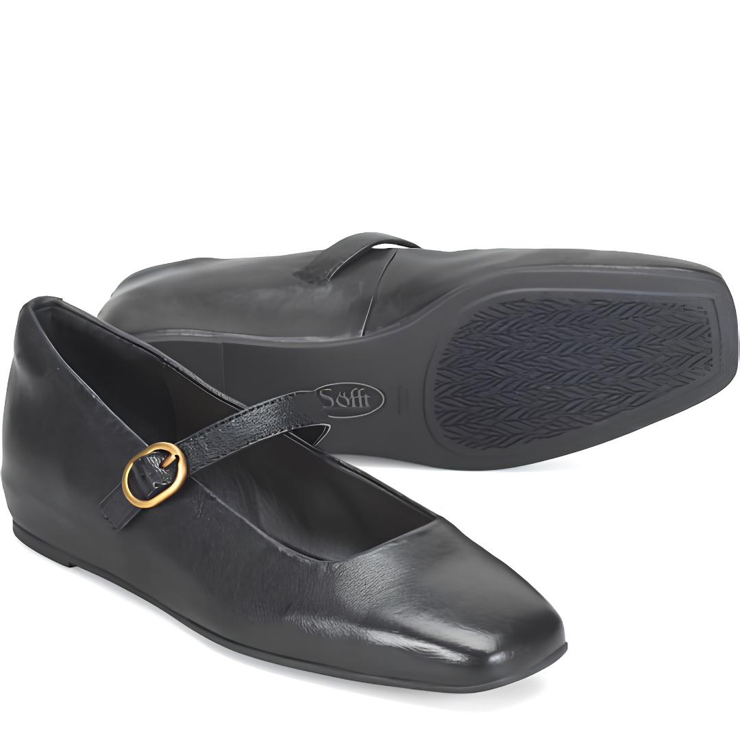 Palma Hidden Wedge Mary Jane - Black