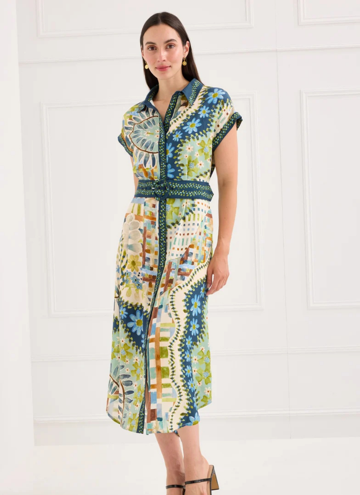 Willa Dress - Mosaic Meadow