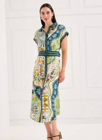 Willa Dress - Mosaic Meadow