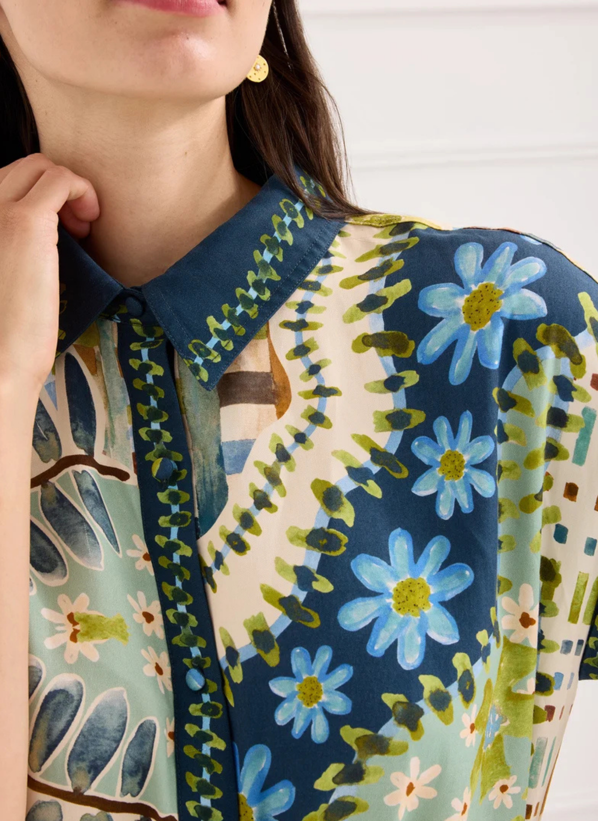 Willa Dress - Mosaic Meadow