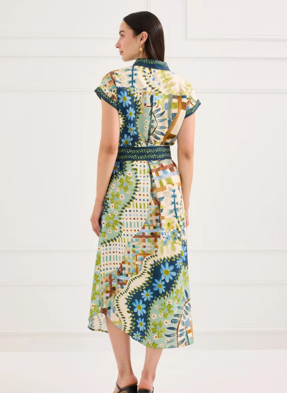 Willa Dress - Mosaic Meadow
