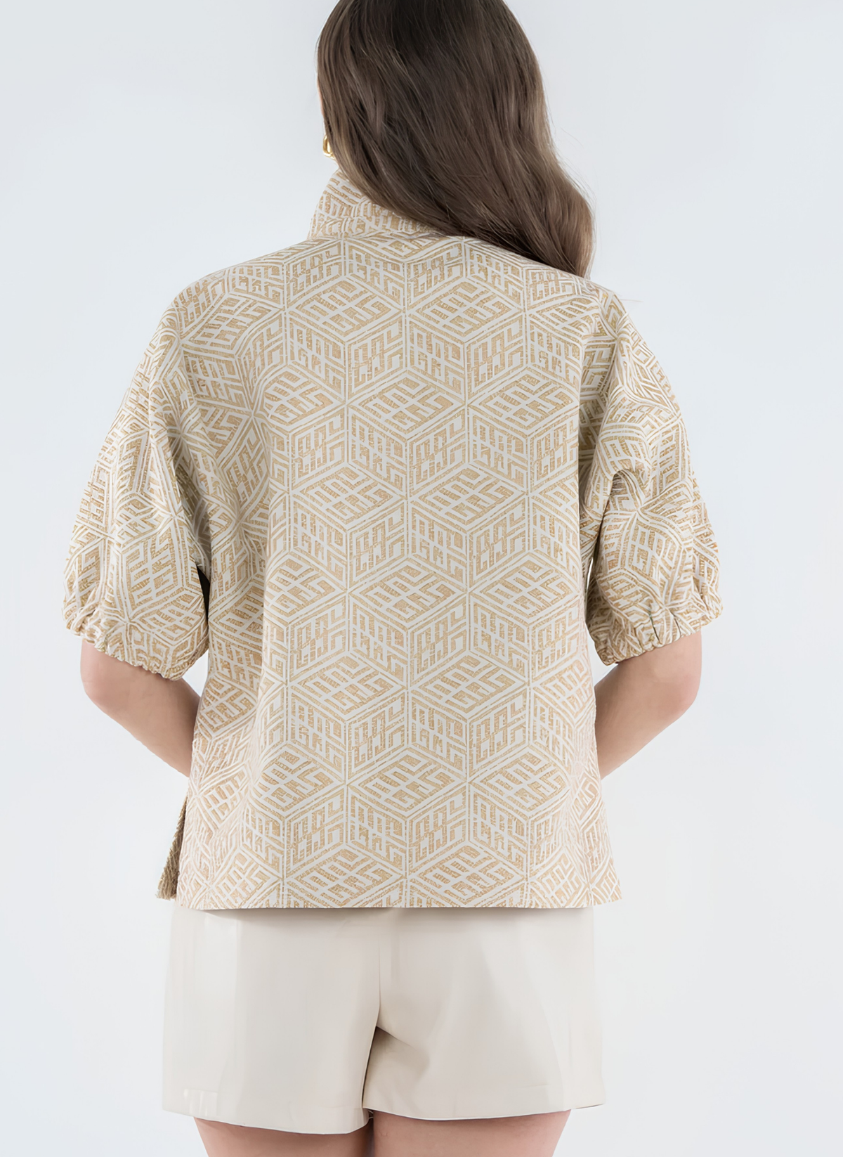 Poppy Top - Mosaic Monogram