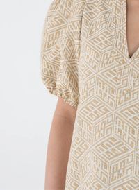 Hampton Mini Dress - Mosaic Monogram