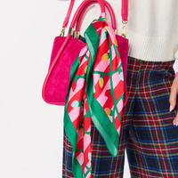 Festive String Lights Square Scarf