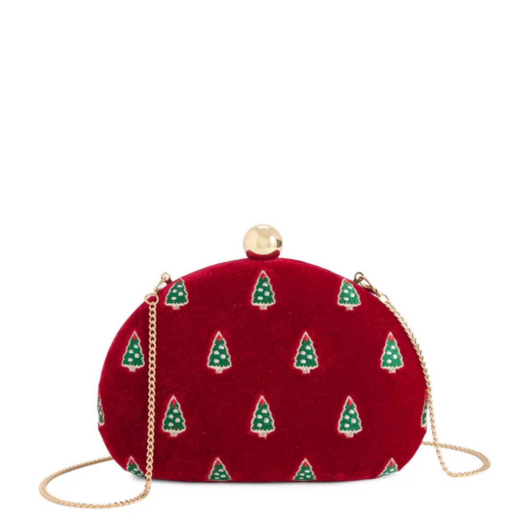 Xmas Minaudiere Clutch