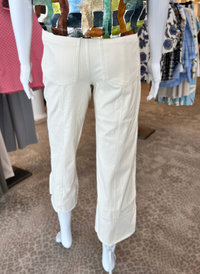 Pull-On Knit Denim Pant