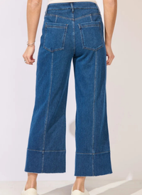 Pull-On Knit Denim Pant