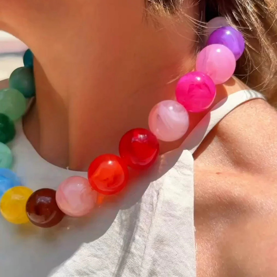 Mickey Beaded Necklace