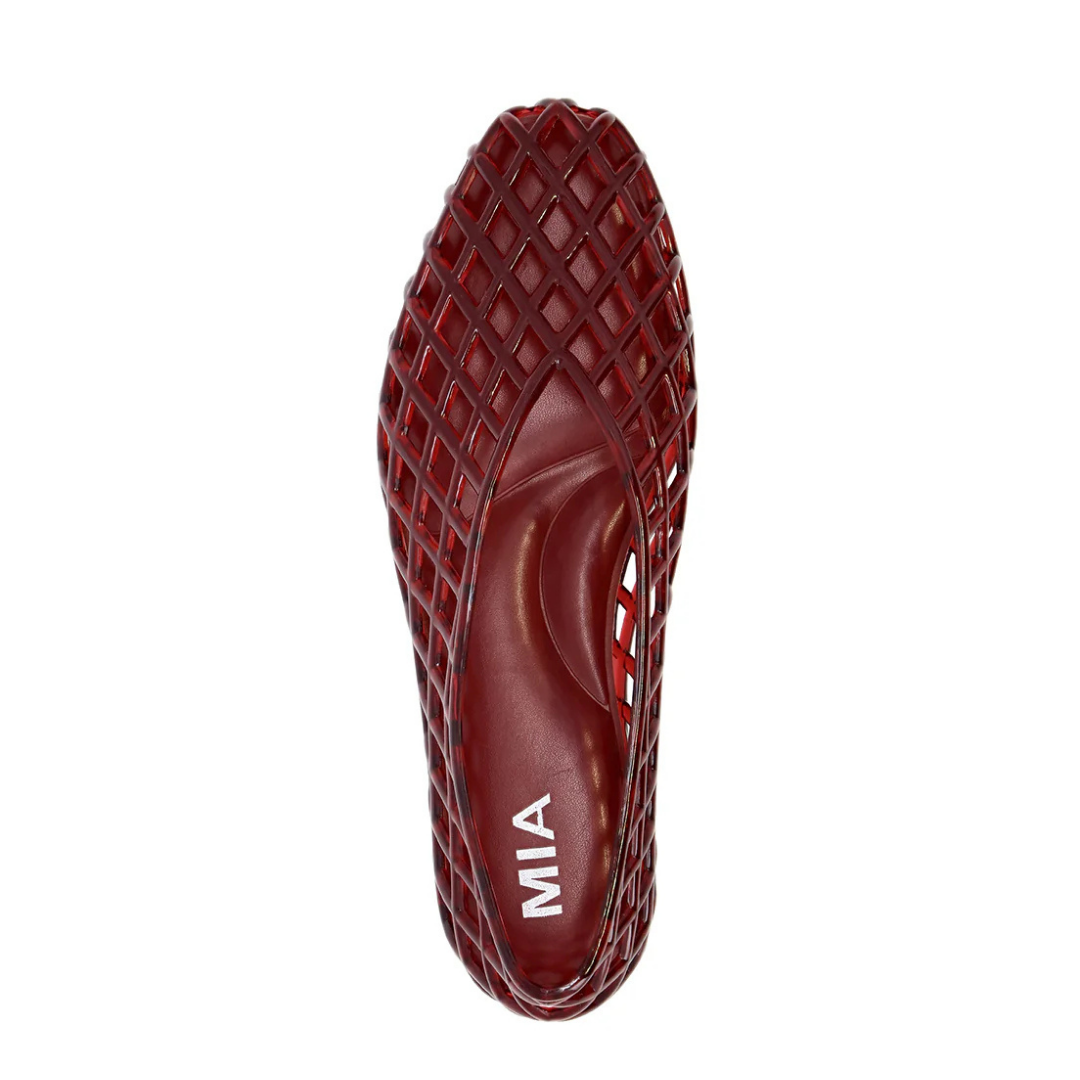 Bali Jelly Flat - Burgundy
