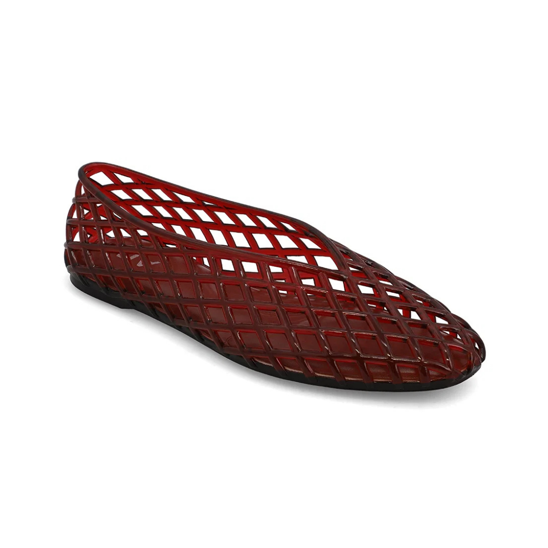 Bali Jelly Flat - Burgundy