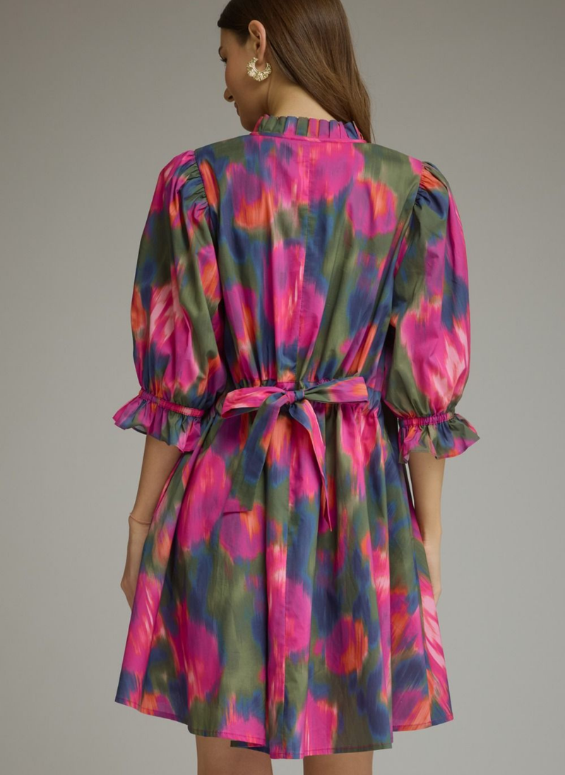 Peacock Bow Detail Dress