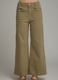Buckle Detail Pant Set
