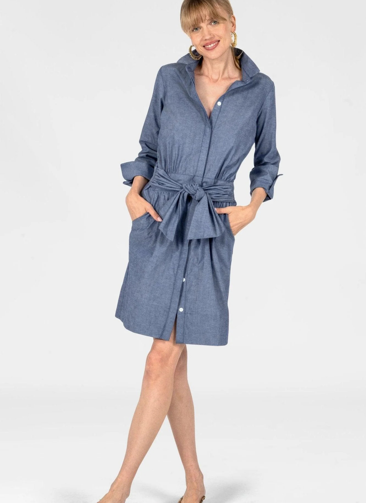 Breezy Blouson Dress