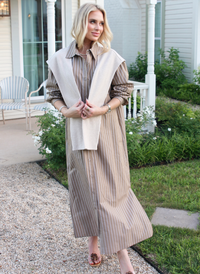 Hailey Maxi Dress w/ Sweater Detail