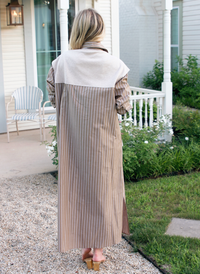 Hailey Maxi Dress w/ Sweater Detail