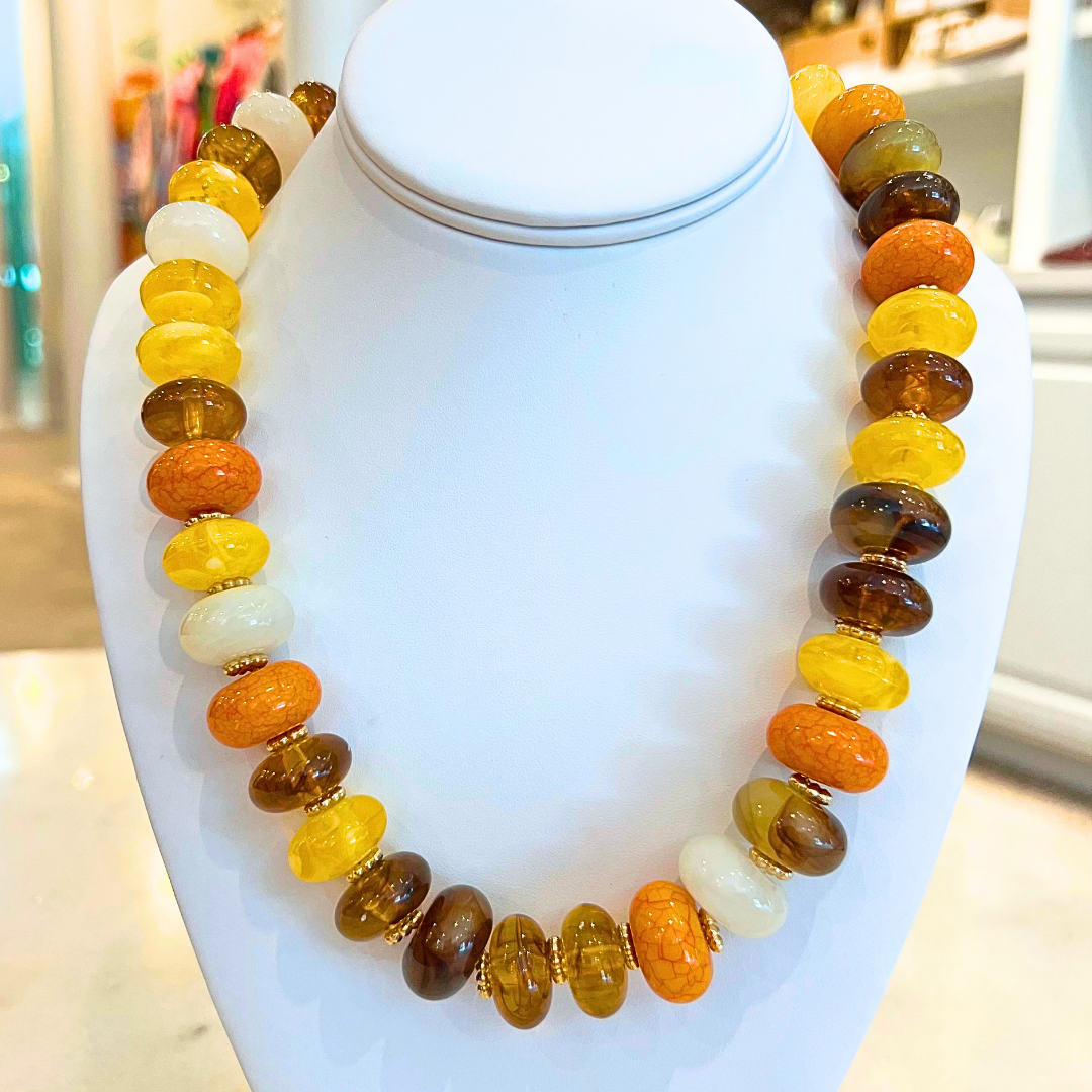 Vicki Oval Bead Necklace