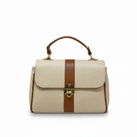 Contrast Detailing Handbag
