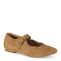 Silver Coat Flat - Curry
