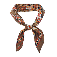 Bohemian Paisley Border Scarf