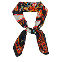 Bohemian Paisley Border Scarf