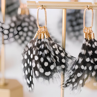 Feather Tassel Earrings