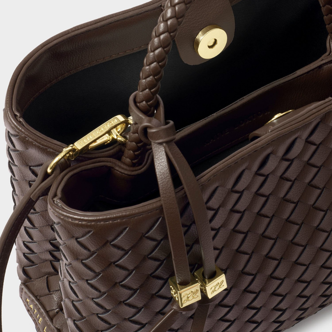 Nova Woven Top Handle Bag