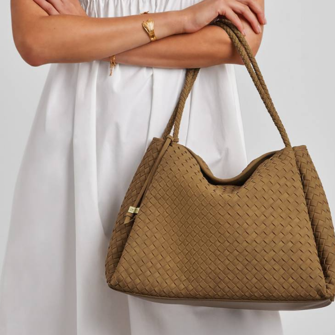 Nova Suedette Large Shoulder Bag