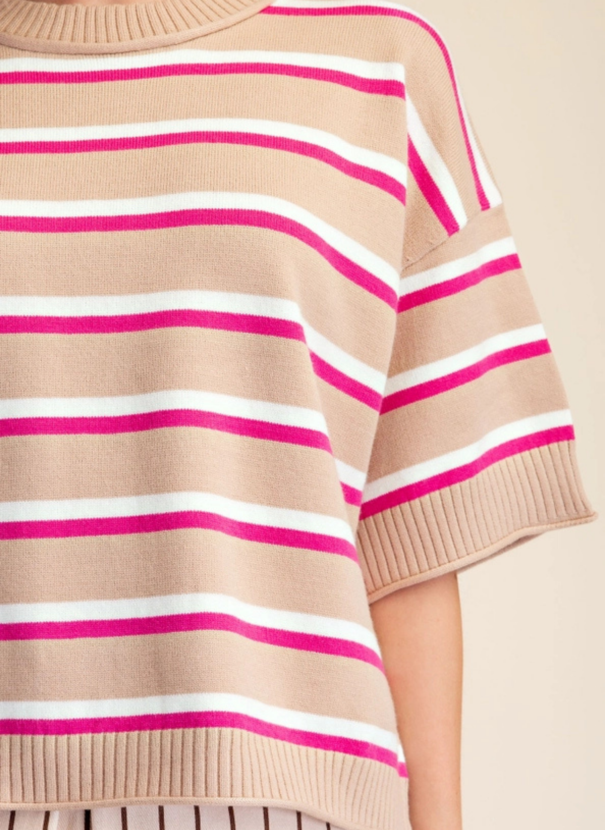 Allie Stripe Sweater Top